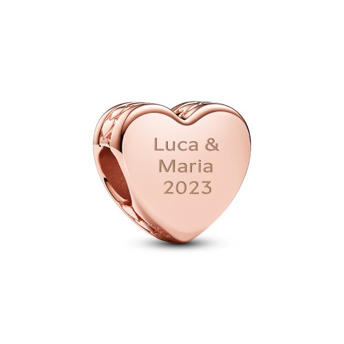 Pandora Engravable Heart Charm Pandora Engravable Heart Charm