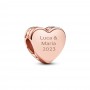 Pandora Engravable Heart Charm Pandora Engravable Heart Charm