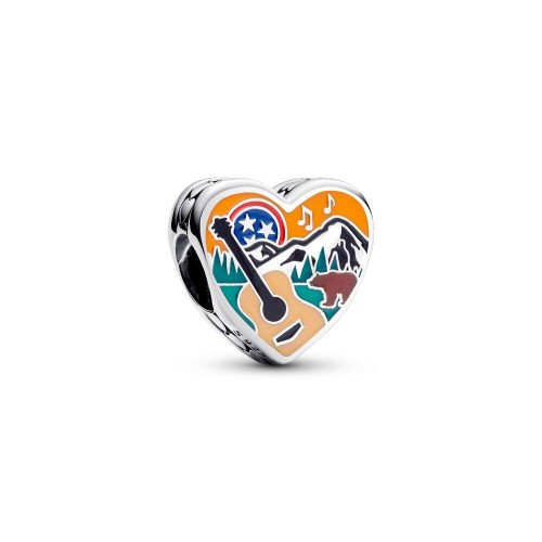 Pandora Tennessee Heart Charm Pandora Tennessee Heart Charm