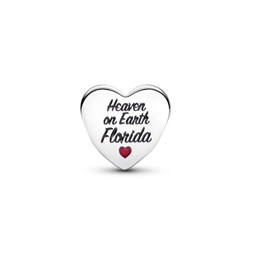 Pandora Florida Heart Charm Pandora Florida Heart Charm