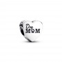 Pandora Engravable Dog Mom Heart Charm Pandora Engravable Dog Mom Heart Charm