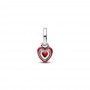 Pandora Red Chakra Heart Mini Dangle Charm Pandora Red Chakra Heart Mini Dangle Charm