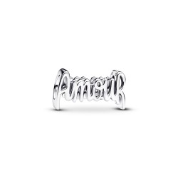 Pandora Amour Script Charm Pandora Amour Script Charm