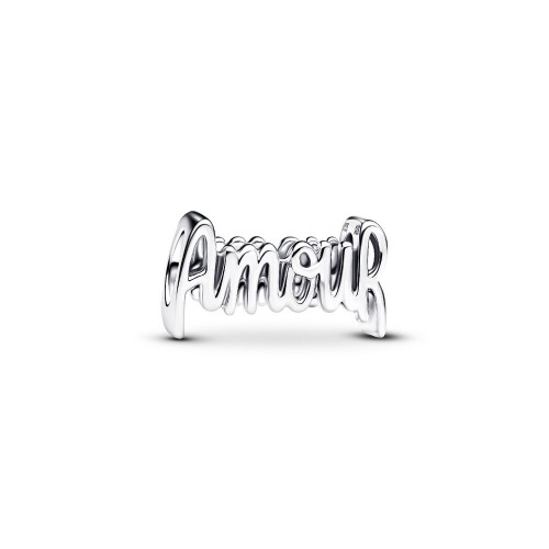 Pandora Amour Script Charm Pandora Amour Script Charm
