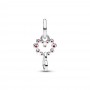Pandora Connected Hearts & Red Stones Dangle Charm Pandora Connected Hearts & Red Stones Dangle Charm