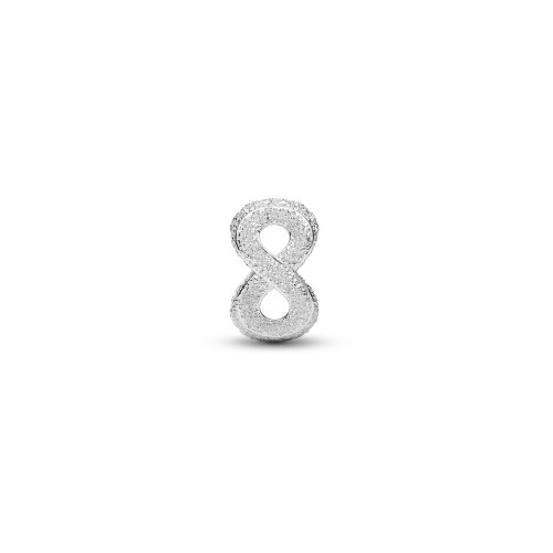 Pandora Textured Infinity Symbol Mini Charm Pandora Textured Infinity Symbol Mini Charm