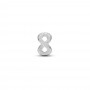 Pandora Textured Infinity Symbol Mini Charm Pandora Textured Infinity Symbol Mini Charm