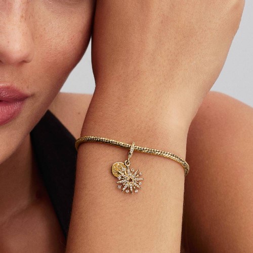 Pandora Sparkling Firework Double Dangle Charm Pandora Sparkling Firework Double Dangle Charm