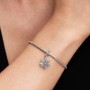 Pandora Opalescent Snowflake Double Dangle Charm Pandora Opalescent Snowflake Double Dangle Charm