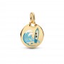 Pandora Surfing Round Tag Dangle Charm Pandora Surfing Round Tag Dangle Charm