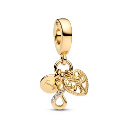 Pandora Family Infinity Triple Dangle Charm Pandora Family Infinity Triple Dangle Charm