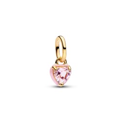 Pandora Pink Chakra Heart Mini Dangle Charm