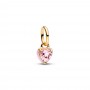 Pandora Pink Chakra Heart Mini Dangle Charm