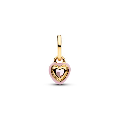 Pandora Pink Chakra Heart Mini Dangle Charm
