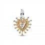 Pandora Radiant Heart Double Dangle Charm Pandora Radiant Heart Double Dangle Charm