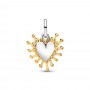 Pandora Radiant Heart Double Dangle Charm Pandora Radiant Heart Double Dangle Charm