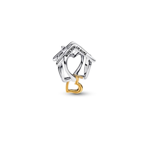 Pandora Home & Heart Charm Pandora Home & Heart Charm