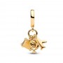 Pandora Airplane, Globe & Suitcase Triple Dangle Charm