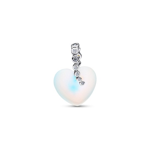 Pandora Shooting Star & Heart Dangle Charm Pandora Shooting Star & Heart Dangle Charm