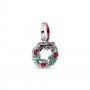 Pandora Holiday Wreath Double Dangle Charm Pandora Holiday Wreath Double Dangle Charm