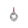 Pandora Holiday Wreath Double Dangle Charm Pandora Holiday Wreath Double Dangle Charm