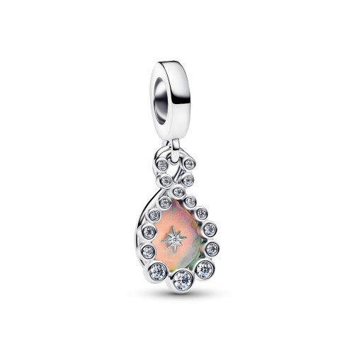 Pandora Opalescent Infinity Double Dangle Charm Pandora Opalescent Infinity Double Dangle Charm