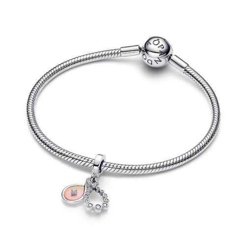 Pandora Opalescent Infinity Double Dangle Charm Pandora Opalescent Infinity Double Dangle Charm