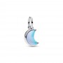 Pandora Crescent Moon Double Dangle Charm Pandora Crescent Moon Double Dangle Charm