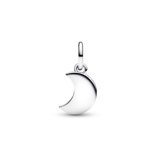 Pandora Crescent Moon Double Dangle Charm Pandora Crescent Moon Double Dangle Charm