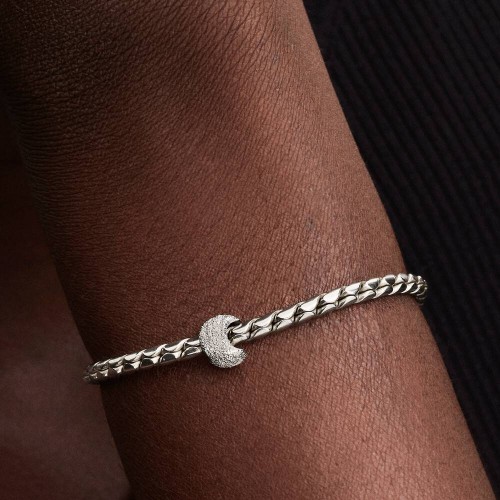 Pandora Textured Moon Mini Charm Pandora Textured Moon Mini Charm