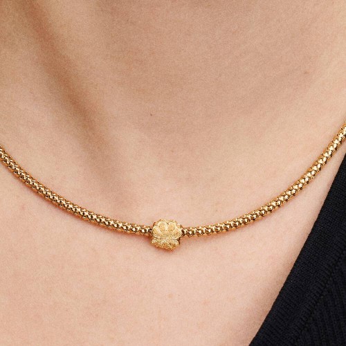 Pandora Textured Clover Mini Charm Pandora Textured Clover Mini Charm