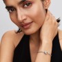 Pandora Engravable Clear Stone Heart Charm Pandora Engravable Clear Stone Heart Charm