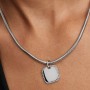 Pandora Engravable Square Tag Pendant Pandora Engravable Square Tag Pendant
