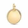Pandora Engravable Round Tag Pendant Pandora Engravable Round Tag Pendant