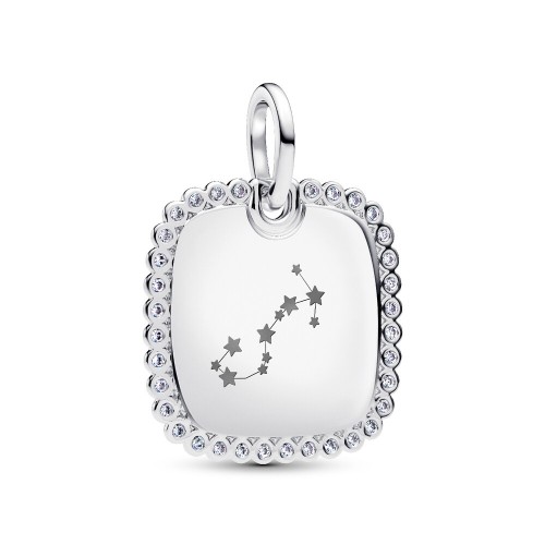 Pandora Engravable Square Tag Pendant Pandora Engravable Square Tag Pendant