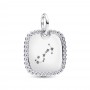Pandora Engravable Square Tag Pendant Pandora Engravable Square Tag Pendant
