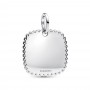 Pandora Engravable Square Tag Pendant Pandora Engravable Square Tag Pendant