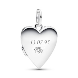Pandora Engravable Openable Heart Tag Pendant Pandora Engravable Openable Heart Tag Pendant