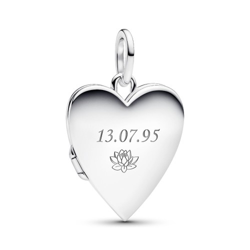 Pandora Engravable Openable Heart Tag Pendant Pandora Engravable Openable Heart Tag Pendant