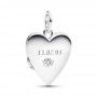Pandora Engravable Openable Heart Tag Pendant Pandora Engravable Openable Heart Tag Pendant