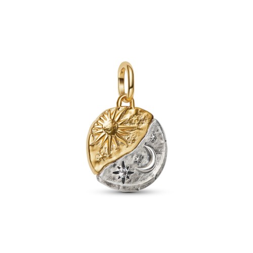 Pandora Sun and Moon Medallion Charm Pandora Sun and Moon Medallion Charm