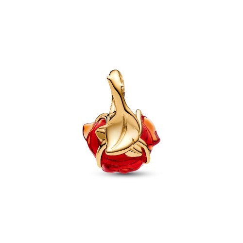 Pandora Disney Beauty and the Beast Enchanted Rose Dangle Charm Pandora Disney Beauty and the Beast Enchanted Rose Dangle Charm