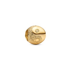 Pandora Textured Yin and Yang Mini Charm Pandora Textured Yin and Yang Mini Charm