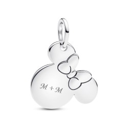 Pandora Disney Minnie Mouse Engravable Dangle Charm Pandora Disney Minnie Mouse Engravable Dangle Charm