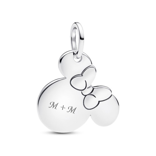 Pandora Disney Minnie Mouse Engravable Dangle Charm Pandora Disney Minnie Mouse Engravable Dangle Charm