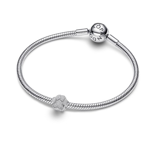 Pandora Textured Paw Mini Charm Pandora Textured Paw Mini Charm