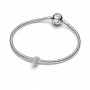 Pandora Textured Moon Mini Charm Pandora Textured Moon Mini Charm