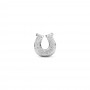 Pandora Textured Horseshoe Mini Charm Pandora Textured Horseshoe Mini Charm