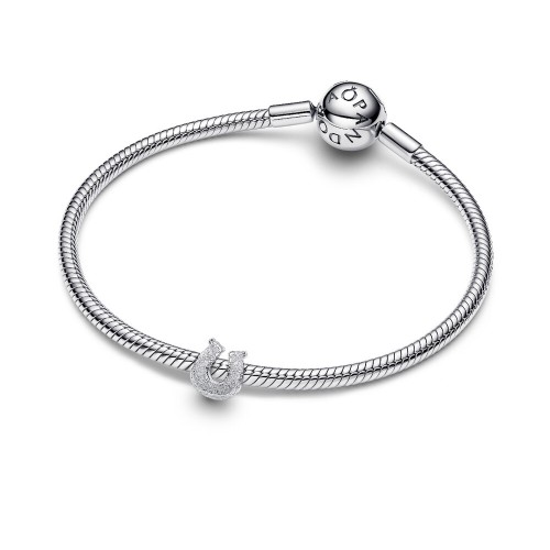Pandora Textured Horseshoe Mini Charm Pandora Textured Horseshoe Mini Charm