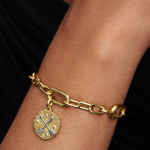 Pandora Crossing Arrows Medallion Charm Pandora Crossing Arrows Medallion Charm